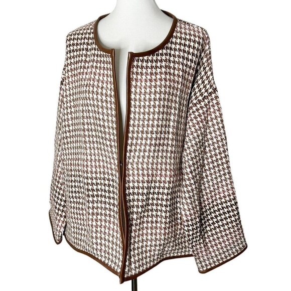 Soft Surroundings Houndstooth Jacket Size 2X - Picture 11 of 12